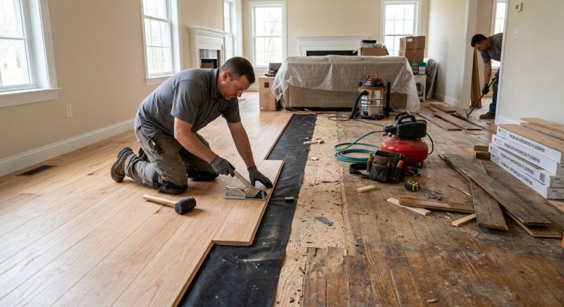 Wood Flooring Replacement in Villa Park, IL