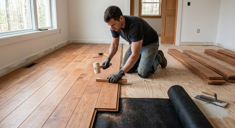Cherry Floor Installation in Alsip, IL