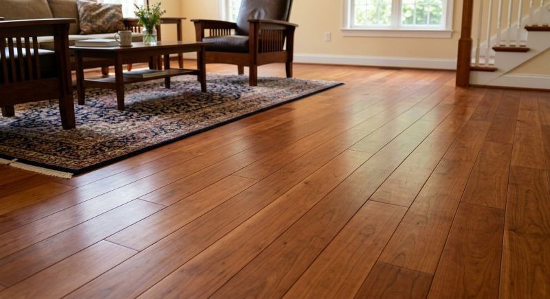 Cherry Floor Installation in Aurora, IL