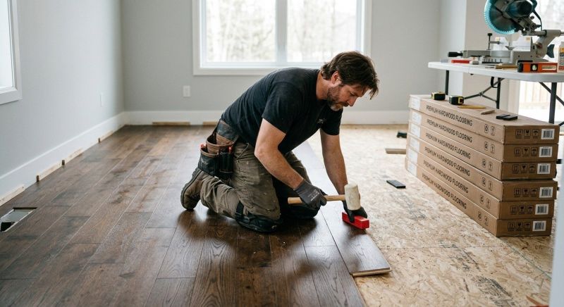 Finished Floor Installation in Plainfield, IL