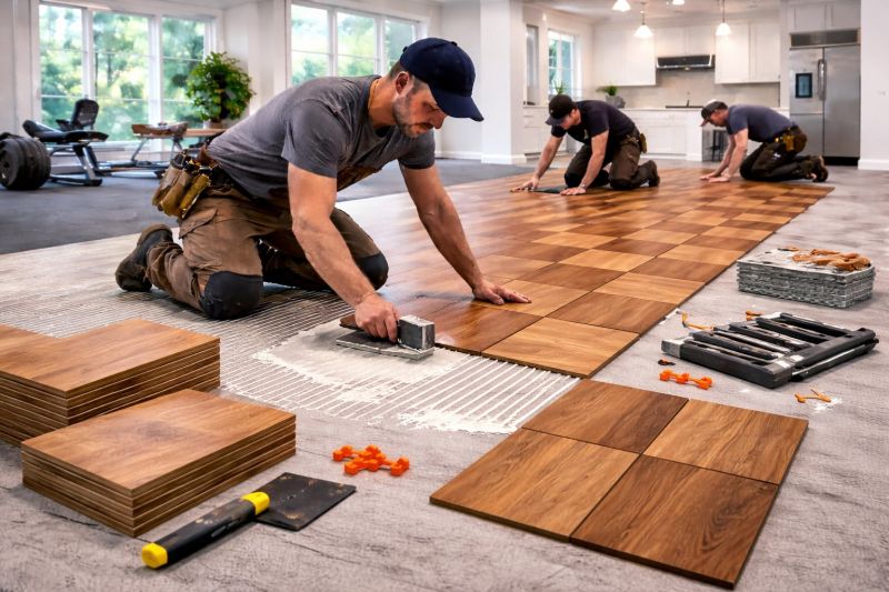 Hardwood Floor Installation in Elburn, IL