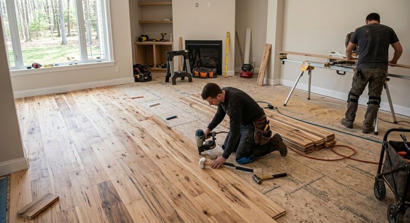 Hardwood Floor Installation in Grundy County, IL