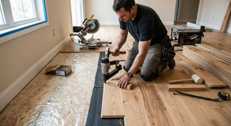 Hardwood Floor Installation in Plainfield, IL
