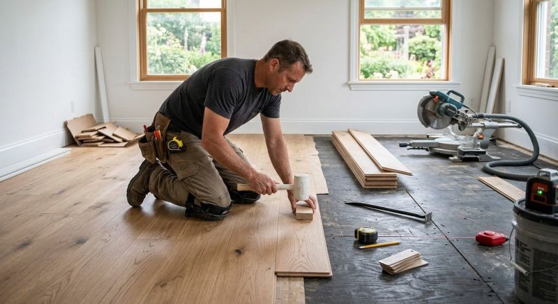 Hardwood Floor Installation in Westmont, IL