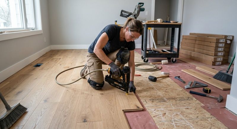 Hardwood Floor Installation in Yorkville, IL