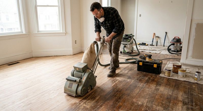 Hardwood Floor Renovation in Plainfield, IL