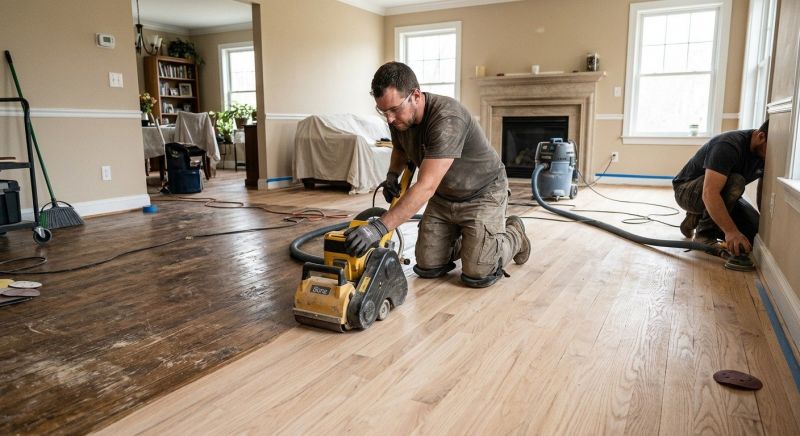 Hardwood Floor Renovation in Plainfield, IL