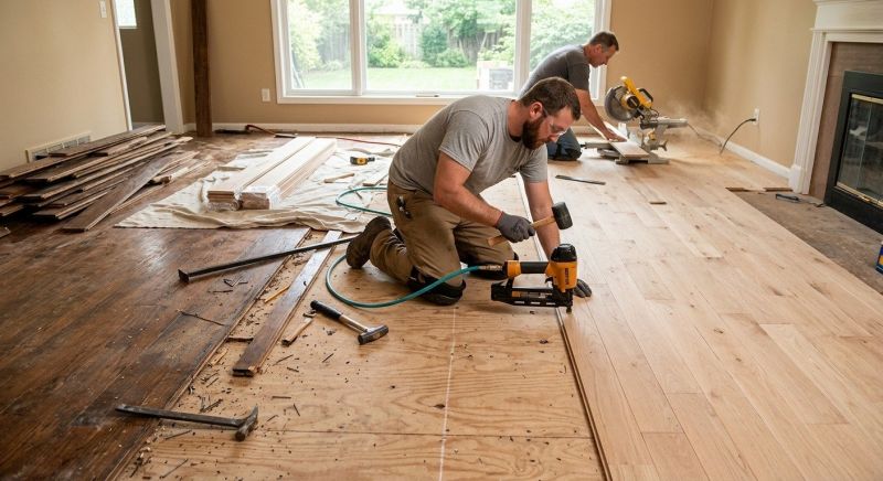 Hardwood Replacement in Braidwood, IL
