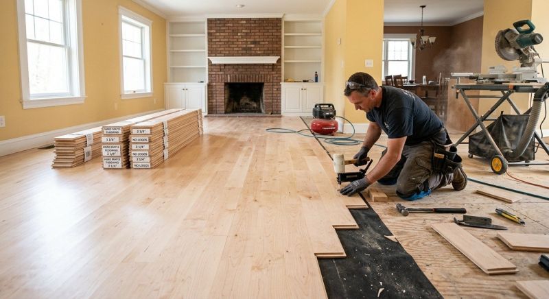 Maple Flooring Installation in Lemont, IL