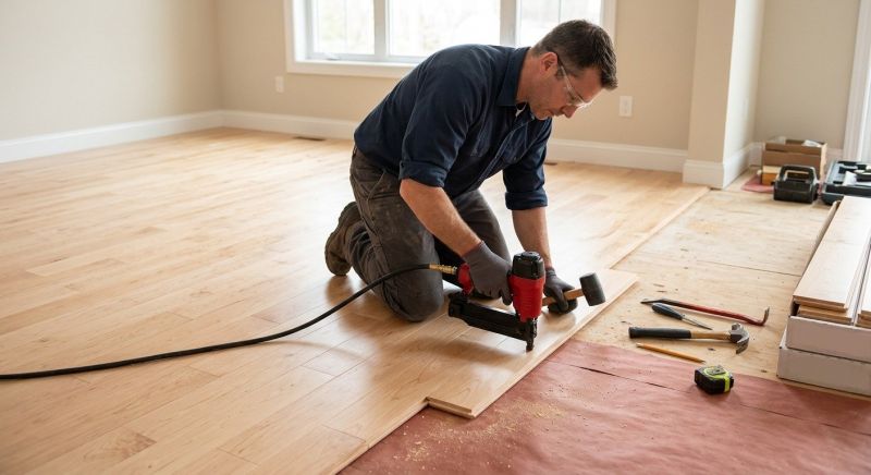 Maple Flooring Installation in Mokena, IL
