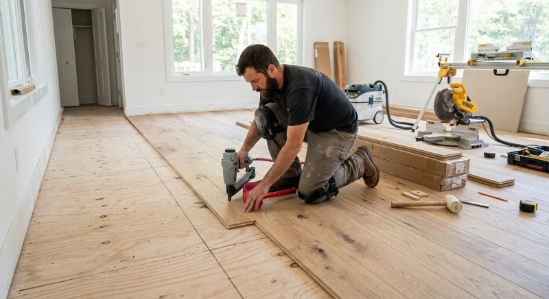 Oak Floor Installation in Braidwood, IL