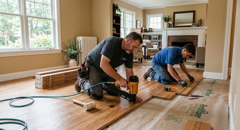Oak Floor Installation in Hickory Hills, IL