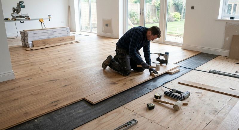 Oak Floor Installation in Mokena, IL