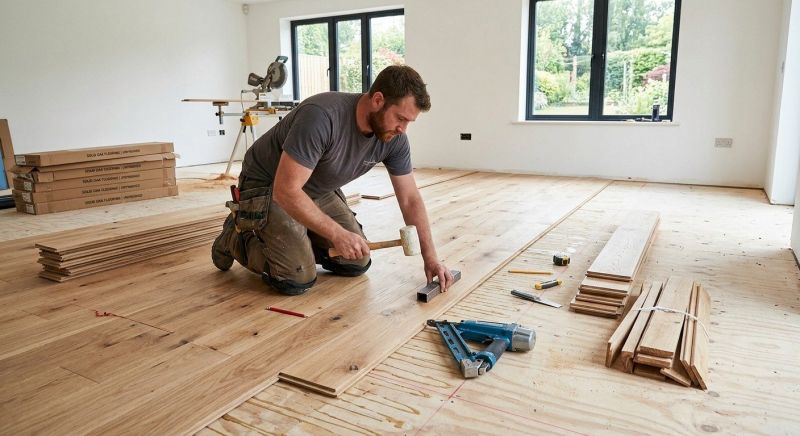 Oak Floor Installation in Tinley Park, IL