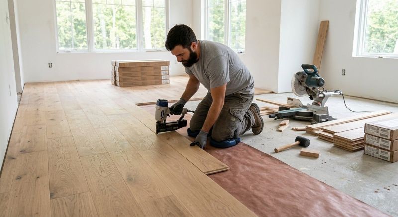 Oak Floor Replacement in Plainfield, IL