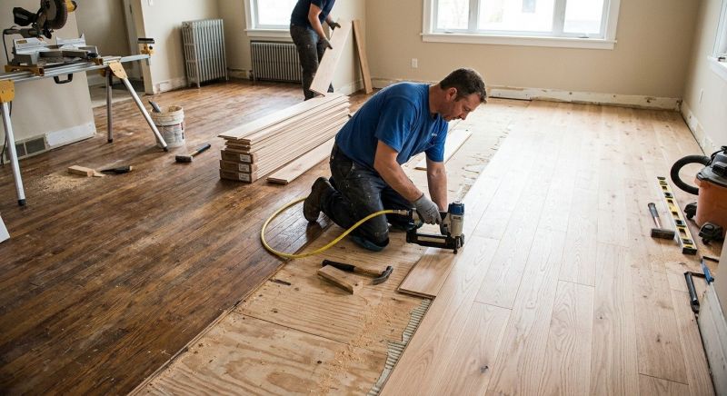 Wood Floor Replacement in Morris, IL