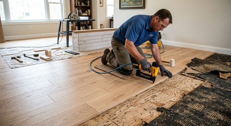 Wood Floor Replacement in Oak Forest, IL