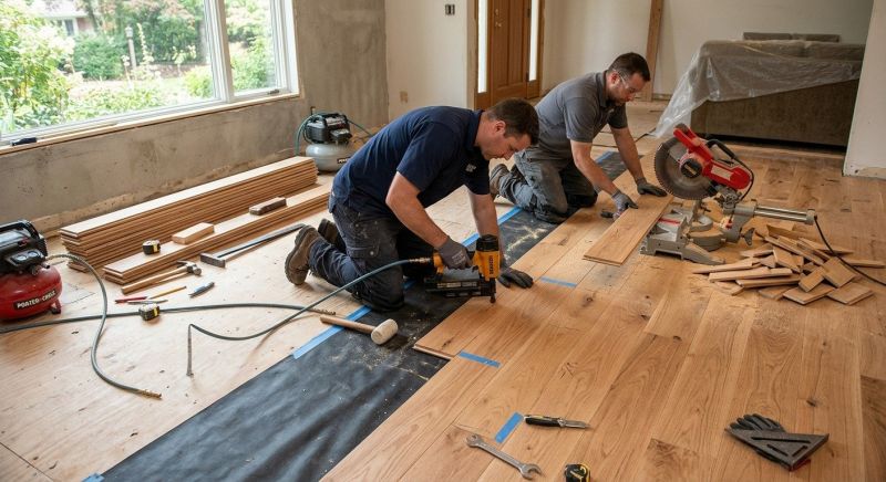 Wood Flooring Installation in Bartlett, IL