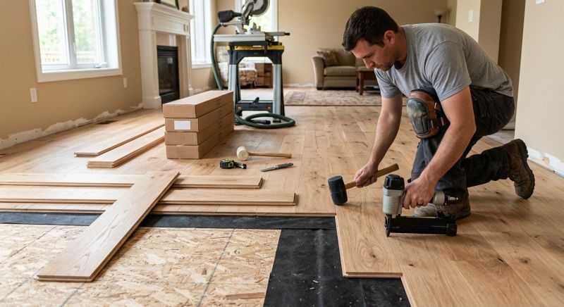 Wood Flooring Installation in Bartlett, IL