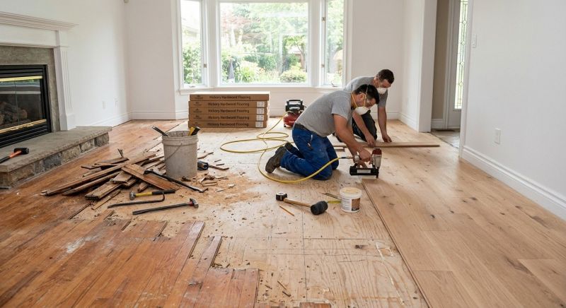 Wood Flooring Replacement in North Aurora, IL